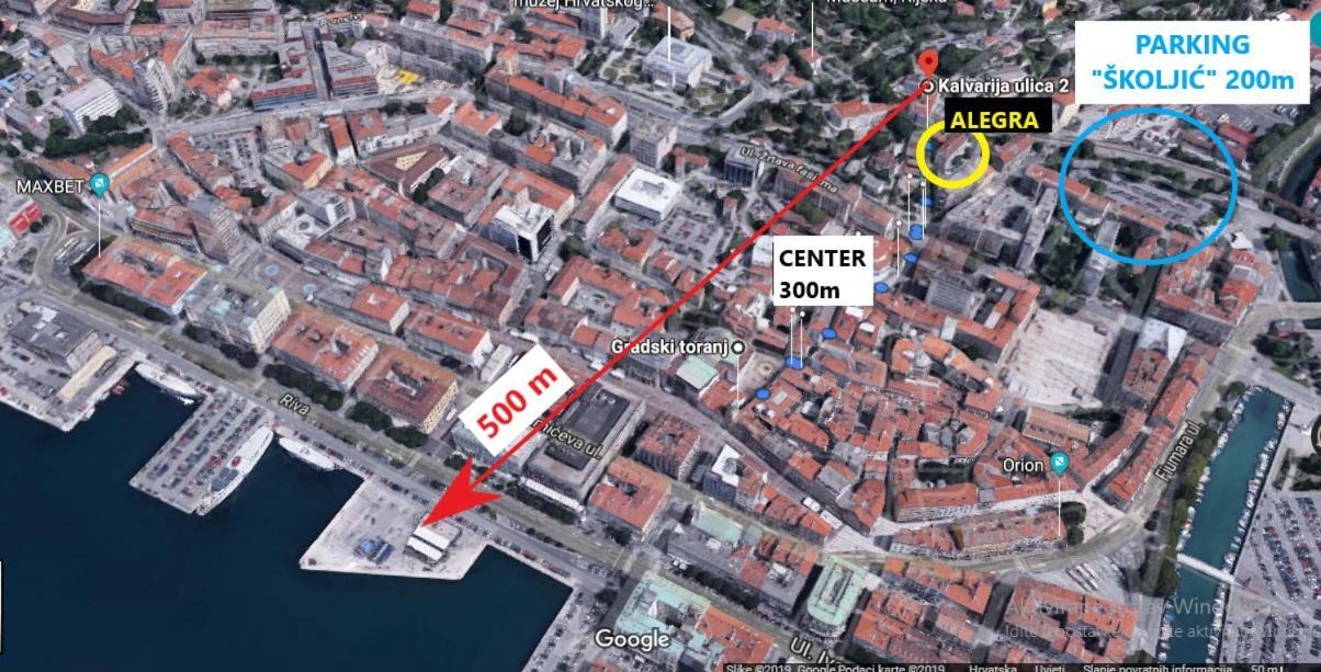 Alegra Apartments Center Rijeka Eksteriør bilde